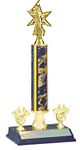 R3R Baseball Trophies with Single Column. Riser and Trim