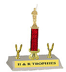 R3R-532 Fisherman Trophies, with Riser and Two Trims