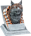 Wildcat, Bobcat Mascot Trophy, Wildcat Bobble Head