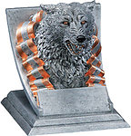 Wolf Mascot Trophy