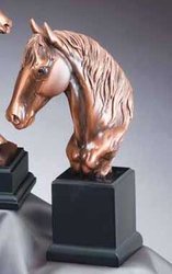 Resin Horse Head Trophy 