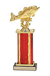S1-456 Swimming Bass Fishing Trophies R1-456