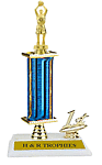 S2R Basketball Trophies at the line with trim and riser
