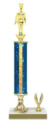S2R Cooking Trophies with single rectangular column, riser, and added trim.