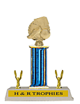 s3-3022 youth soccer trophy with double trim