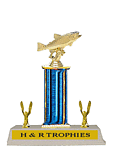 S3-458 Trout Fishing Trophies with Double Trim