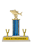 S3-459 Tuna Saltwater Fishing Trophy Trophy with trim