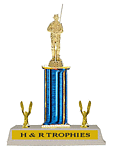 S3-532 Fisherman Trophies, with Two Trims