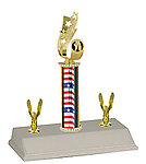 R3 Dance Trophies with Double Trim