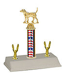 R3 Beagle Trophies with a single round column and trim