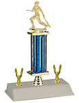 S3R Baseball Trophies with Single Column. Riser and Trim