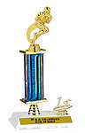 Running Back Breaking Loose Football Trophies S2R-7705