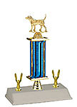 S3R Beagle Trophies with a single round column and trim.