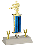 male karate trophy S3R-84165 with double trim