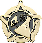 Superstar Science Medals 43002 with Neck Ribbons