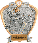 Resin Baseball Plaque Award