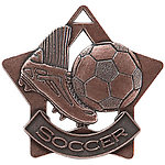 Soccer Star Medals XS206 with Neck Ribbons