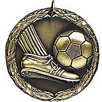 Soccer Medals XR214 with Neck Ribbons