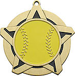 Softball Medals 43131 with Neck Ribbons