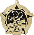 Superstar Spelling Bee Medals 43008 with Neck Ribbons