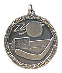 Shooting Stars Hockey Medals ST70 with Neck Ribbons