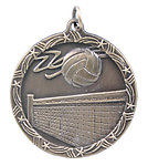 Shooting Stars Volleyball Medals ST72 with Neck Ribbons