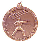 Shooting Stars Martial Arts Medals ST67 with Neck Ribbons