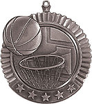 Huge Basketball Medals 36020 with Neck Ribbons