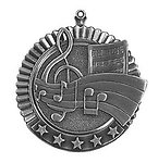 Huge Music Medals 36120 with Neck Ribbons
