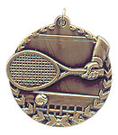 3D Tennis Medals STM1218 with Neck Ribbons