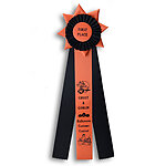 Rosette Ribbons three streamers TR122
