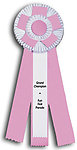 Rosette Ribbon Custom Printed TR159