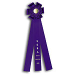 Rosette Ribbon Custom Print TR58