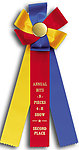 TR75 Rosette Ribbon Custom Printed