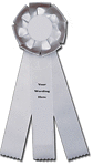Field Trial Rosette Ribbons TR80ft