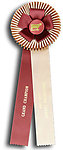 TR 91 Horse Rosette Ribbons Custom Printed