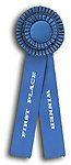 TR 93 Horse Rosette Ribbons Custom Printed