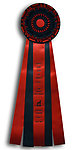 Jumbo Rosette Ribbons Custom Printed TRBAR1 5 Streamers