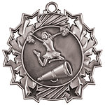 Ten Star Cheer-Leading Medals TS-404 with Neck Ribbons