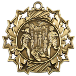 Ten Stars Cross Country Track Medals TS419