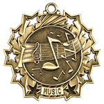 Ten Star Music Medals TS-508 with Neck Ribbons