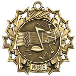 Ten Star Music Medals TS-508 with Neck Ribbons