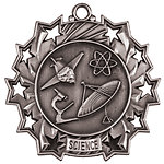 Ten Star Science Medals TS-515 with Neck Ribbons