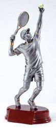 Resin Men Tennis Trophy Statue