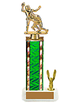 S2-9510 Making the Tackle Football Trophies with single column and side trim