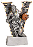 V Series Resin Girls Basketball Trophies V703-803