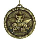 Scholastic Attendance Medal VM-255 with Neck Ribbon