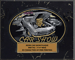 Burst Thru Modified Car Show Plaque WBT792-BM810