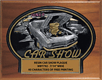 Burst Thru Diner Car Show Plaque WBT792-GW810