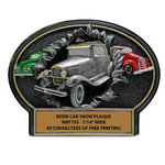 Burst Thru Antique Car Show Plaque Award WBT793